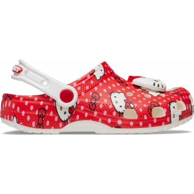 Crocs HELLO KITTY RED CLASSIC CLOG KID'S Multi – Zboží Mobilmania