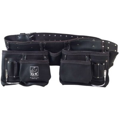 GK Tools Profi Pás na nářadí kožený dvojitý GK10712 – Zboží Mobilmania