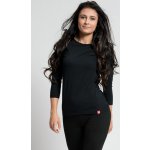 CityZen bavlněné triko proti pocení s 3/4 rukávem černé – Sleviste.cz