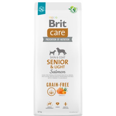 Brit Care Grain-free Senior & Light Salmon 12 kg