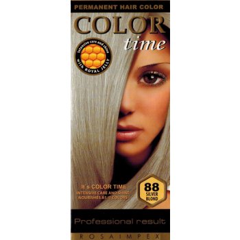 Color Time dlouhotrvající gelová barva na vlasy 88 stříbrná blond 85 ml