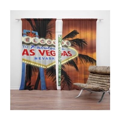 Sablio Závěs Fabulous Las Vegas: 2ks 140x250cm – Hledejceny.cz