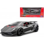 Bburago Plus Lamborghini Sesto Elemento Metallic šedá 1:24 – Zboží Mobilmania