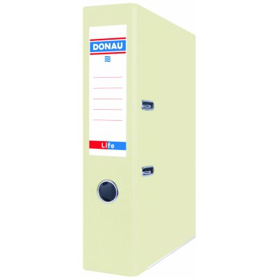Donau pořadač pákový Life A4 75 mm pastelově žlutý – Zboží Živě