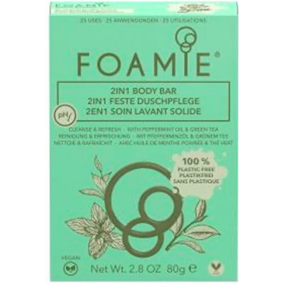 Foamie 2 in 1 Body Bar Mint to Be Fresh tuhá sprchová péče máta 80 g
