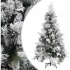 Vánoční stromek zahrada-XL Vánoční stromek se sněhem a šiškami 225 cm PVC a PE