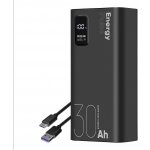 OBAL:ME EnergyPulse 30000mAh 22.5W Black OMPWB30K – Zboží Mobilmania