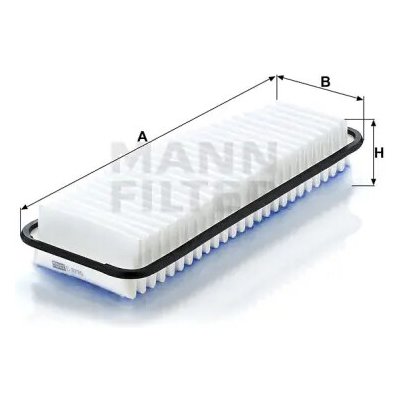 MANN FILTER Vzduchový filtr C 3725 – Hledejceny.cz