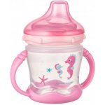 Canpol Babies nevylévací hrníček se silikonovým pítkem Love&Sea růžová 180 ml – Zboží Dáma