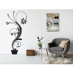 Nalepte.cz samolepka na zeď Rostlina v květináči, rozměry 25 x 50 cm – Hledejceny.cz