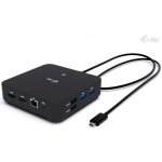 i-Tec USB-C DP Dual HDMI Docking Station with Power Delivery 100 W C31TRIPLEVIDEODPPRO – Zboží Živě
