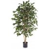 Květina Luxusní umělý strom 5´FICUS EXOTICA nehořlavý, 150cm