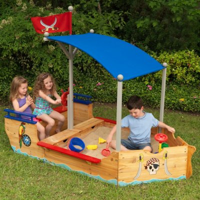 KidKraft Pískoviště Pirátská loď – Zboží Dáma