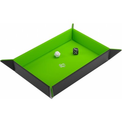 Magnetic Dice Tray obdélník Gamegenic Barva: Black / Green
