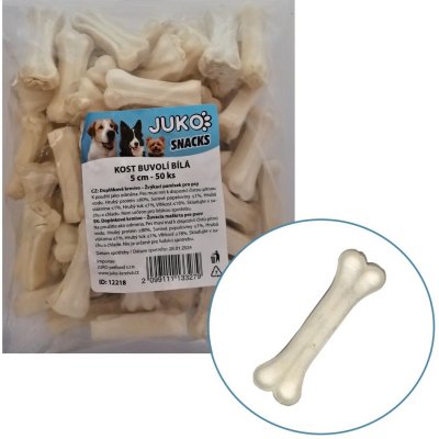 Juko Kost buvolí bílá 5 cm 8 10 g 50 ks – Sleviste.cz