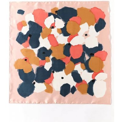 Hedvábný šátek Barevná abstrakce – Zboží Mobilmania