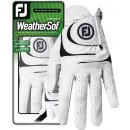 Golfová rukavice FootJoy WeatherSof Womens Golf Glove Levá L bílá