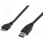 Digitus AK-300116-018-S USB 3.0, USB A vidlice,USB B micro vidlice, niklovaný