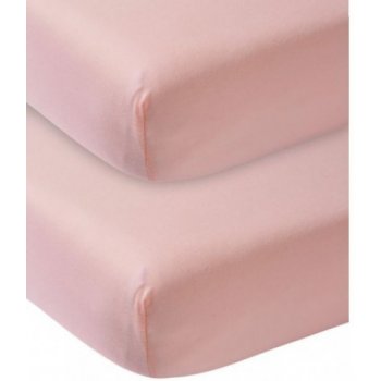Meyco žerzejové prostěradlo 2-balení old pink 40x80/90