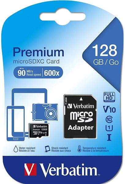 Verbatim microSDXC UHS-I 128 GB 44085