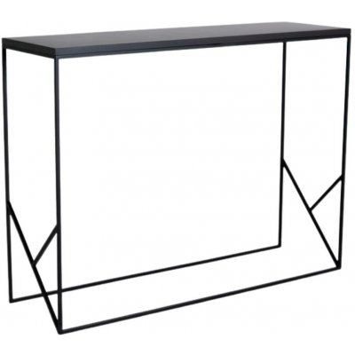 Nordic Design černý lakovaný toaletní stolek Fanny 100 x 30 cm – Zboží Dáma