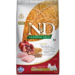 N&D Low Grain Adult Mini Chicken & Pomegranate 2,5 kg – Zboží Mobilmania