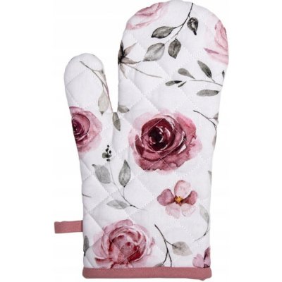 Bavlněná chňapka rukavice s růžemi Rustic Rose 18 x 30 cm – Hledejceny.cz