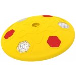 Žlutý plastový (PPC) dopravní kulatý knoflík FLOMA RB46 - průměr 14 cm, výška 2,5 cm – Zboží Dáma