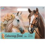 Grafix Omalovánky 25 listů arch samolepek koně – Zboží Dáma