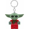 Přívěsek na klíče LEGO® Star Wars Baby Yoda ve svetru svítící figurka