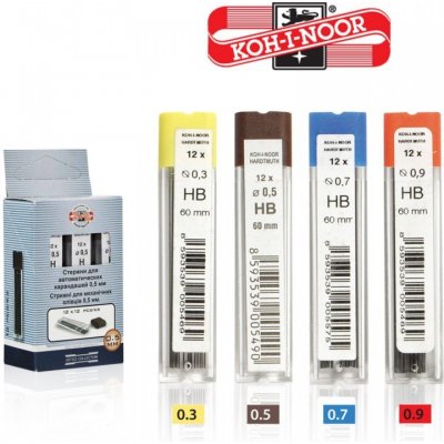 Koh-i-noor Tuhy do mikrotužky 0.3 - HB - 4132 – Zboží Živě