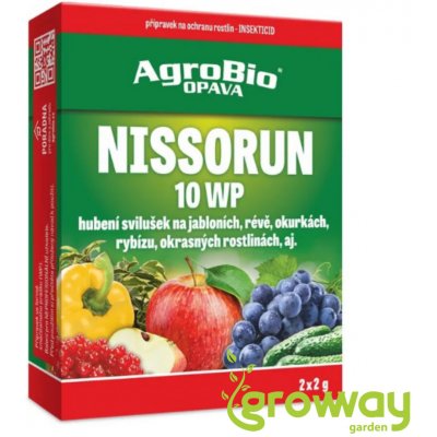 Agrobio Nissorun 10 WP - k hubení škodlivého savého a žravého hmyzu 2x2g – Hledejceny.cz