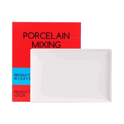 Porcelánová paleta / miska hladká 25x16cm – Zboží Mobilmania