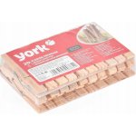 York kolíčky na prádlo 20 ks dřevěné ST2211221 – Zboží Dáma