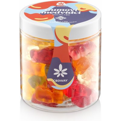 CBD WAY Medvídci bez cukru 500 mg 200 g – Zboží Dáma