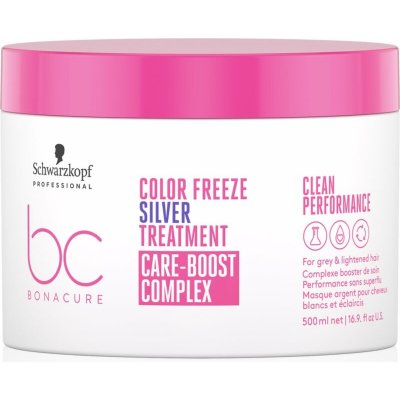 Schwarzkopf Professional BC Bonacure Color Freeze Silver pečující maska pro blond a melírované vlasy 500 ml – Hledejceny.cz