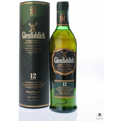 Glenfiddich Single Malt Whisky 12y 40% 0,7 l (tuba) – Zbozi.Blesk.cz