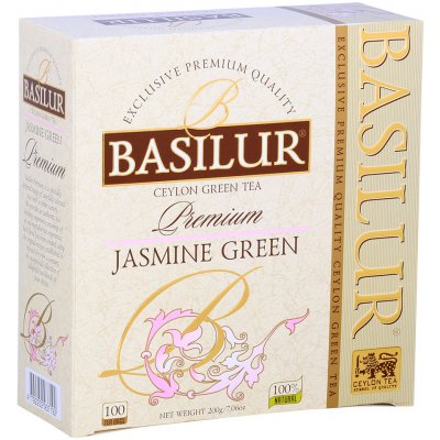 Basilur Premium Jasmine Green 100 x 2 g – Hledejceny.cz