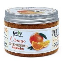 Eco-U zesvětlující pleťový peeling s cukrovým želé a pomerančem 140 g