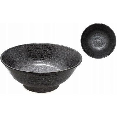 Edo Japonská miska na Ramen Uzu Black 22 x 9 cm 1100 ml – Zbozi.Blesk.cz