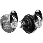 Houkačka, klakson, fanfára ŠNEK CHROMOVANÝ 2ks, 12 V – Hledejceny.cz