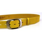 Penny Belts dámský kožený opasek 72NKS-32 žlutý – Sleviste.cz