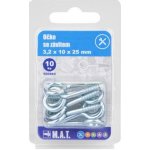 M.A.T. GROUP očko se závitem zavřené 25x10x3,2mm Zn (10ks) MAT600869 – Hledejceny.cz