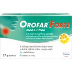 OROFAR FORTE MED A CITRON 0,6MG/1,2MG/2MG PAS 24 – Sleviste.cz