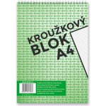 Bobo blok A4 čtverečkovaný kroužkový 50 listů – Zboží Živě