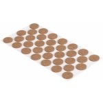 Walteco Filcové podložky, průměr 24mm, samolepící, světle hnědé, 33 ks , 85048 – Sleviste.cz