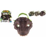 Maska dinosaurus pěnová 20x19cm mix druhů – Zboží Dáma