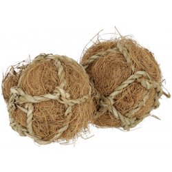 KERBL 81813 okusovací míčky z kokosového vlákna 2 ks