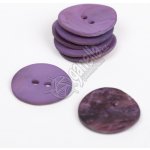 Knoflík Drops 609 Round fialový – Zboží Dáma