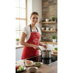 Chňapka Chef Zástěra Petrův zdar červená – Hledejceny.cz